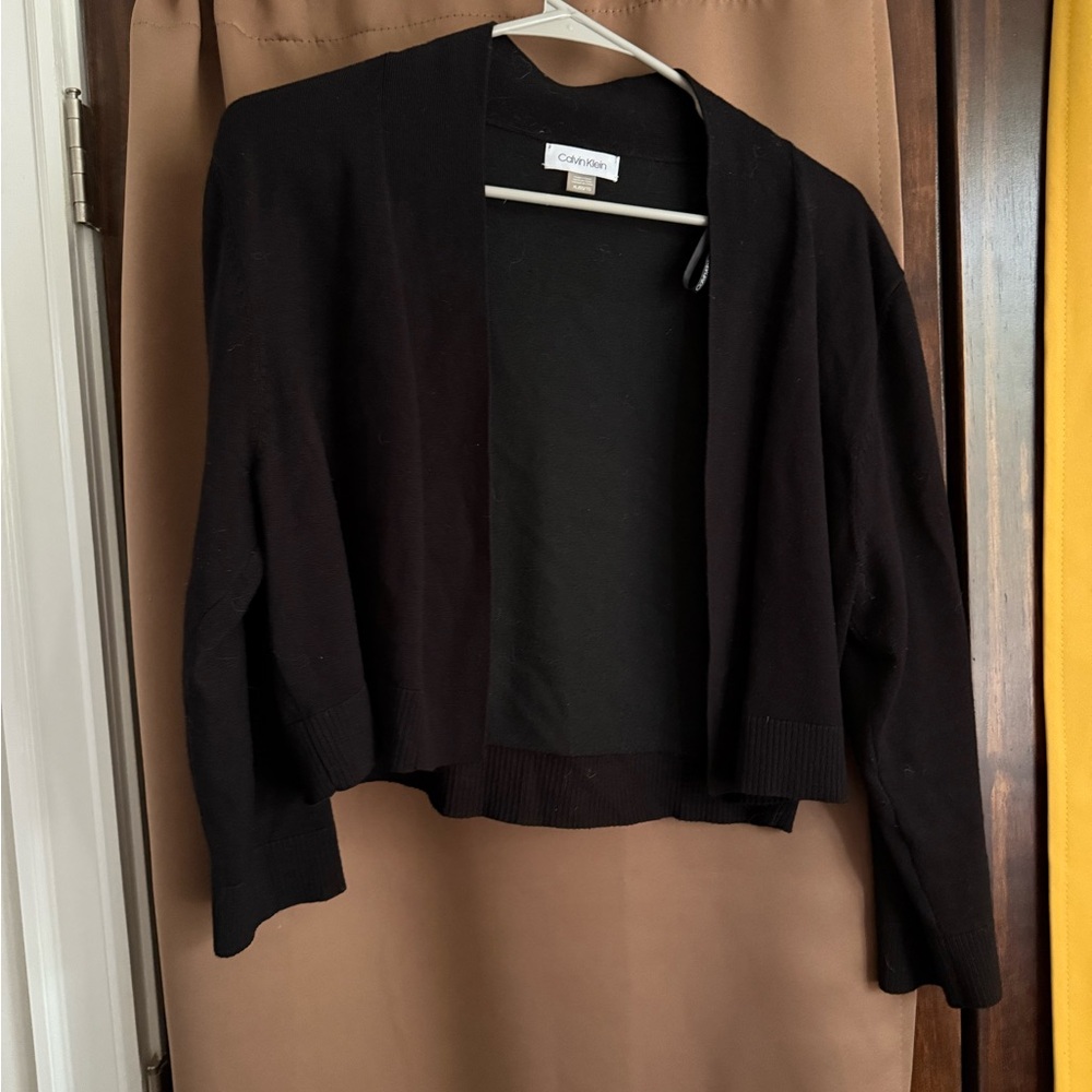 Calvin Klein Women's Elegant Black Cardigan